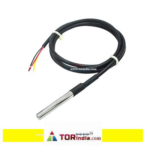 Stainless steel package waterproof DS18b20 temperature probe temperature sensor DS18B20 waterproof line