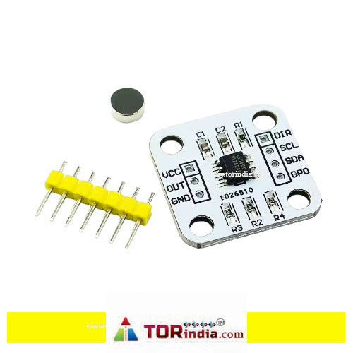 AS5600 magnetic encoder magnetic induction angle measurement sensor module 12bit high precision