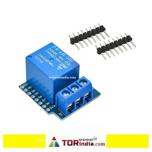 1-way relay module high level trigger FOR D1 mini WIFI expansion board learning board relay expansion